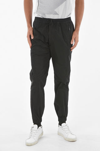 Tech Textile Track Pants with Print