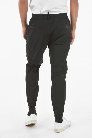 Tech Textile Track Pants with Print