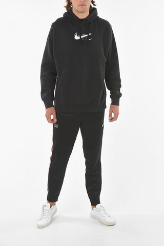 Brushed Cotton Hoodie with Maxi Pocket on The Front