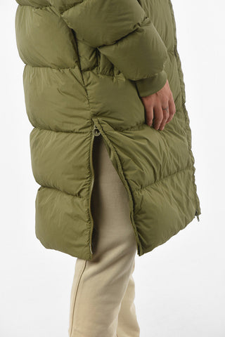 hooded REGEN maxi down jacket