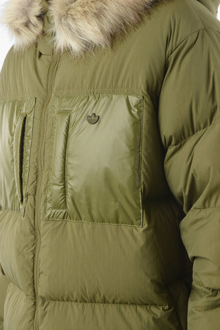 hooded REGEN maxi down jacket