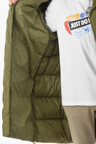 hooded REGEN maxi down jacket