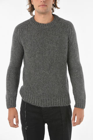 Crew Neck Alpaca Blend Pullover