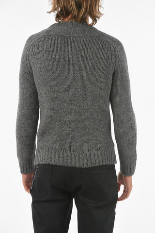 Crew Neck Alpaca Blend Pullover