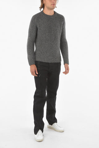 Crew Neck Alpaca Blend Pullover