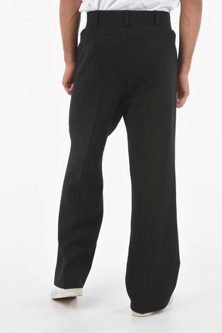 Merino Wool Double Pleated Pants