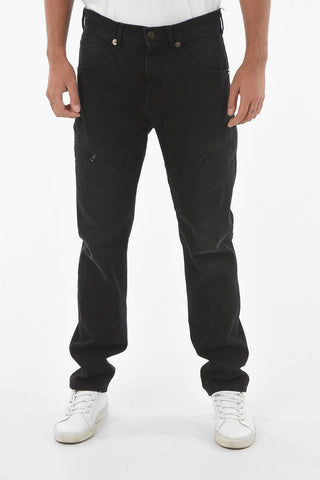 5 Pockets Biker Jeans