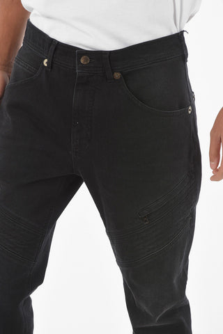 5 Pockets Biker Jeans