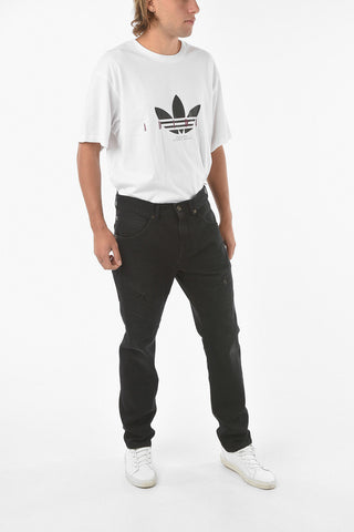 5 Pockets Biker Jeans