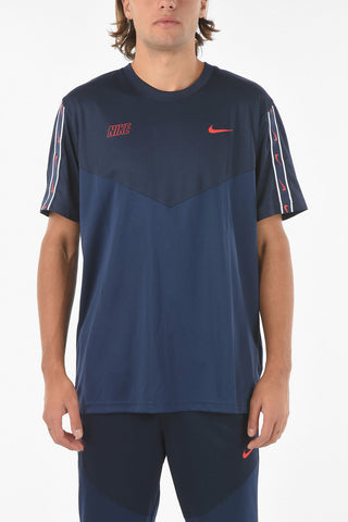 T-shirt Girocollo con Stampa Logo