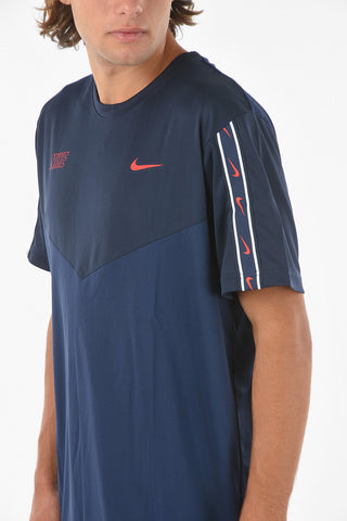 T-shirt Girocollo con Stampa Logo