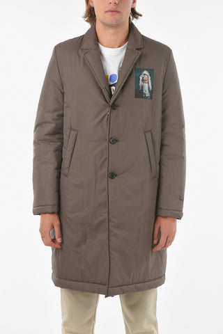 JUN TAKAHASHI MARKUS AKESSON Padded Coat With Maxi Print On The Back