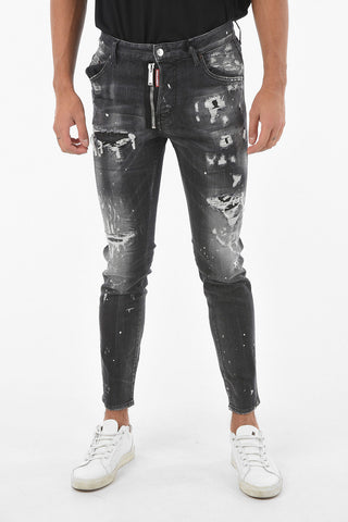 Distressed SKATER Jeans 16cm