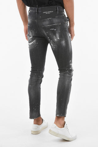 Distressed SKATER Jeans 16cm