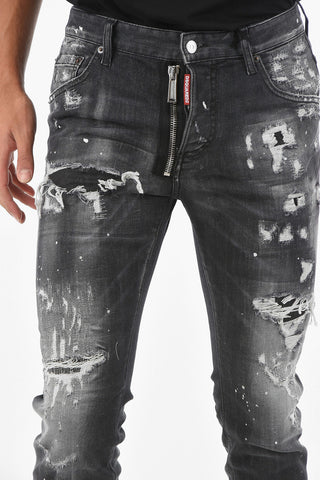 Distressed SKATER Jeans 16cm