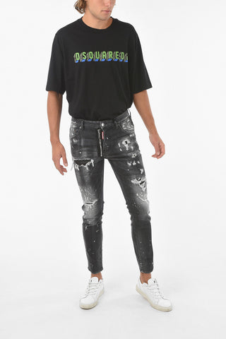 Distressed SKATER Jeans 16cm