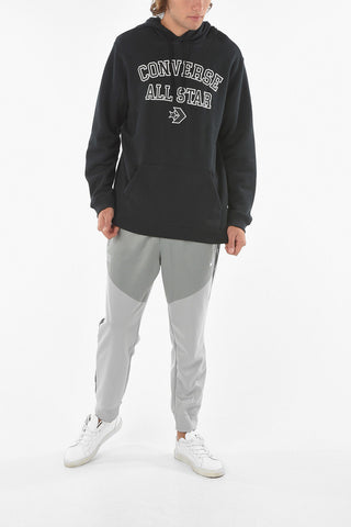 ALL STAR Standard Fit Hoodie with Hood and Logo Print
