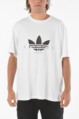 Maxi Printed Logo Back Crew-neck T-shirt