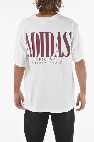 Maxi Printed Logo Back Crew-neck T-shirt