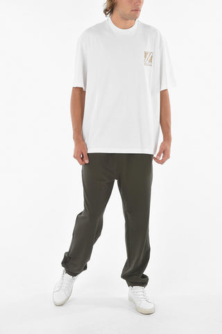 ZZEGNA Short Sleeved Logo Printed T-shirt