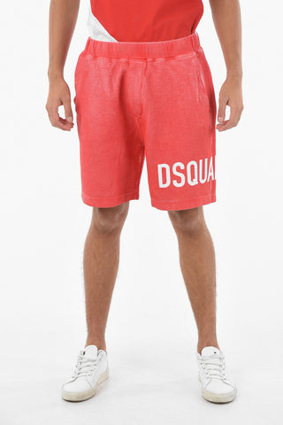 Sponged Effect RELAXED FIT Short With Elastic Waist