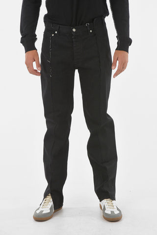 21cm Mid Waist Dark Wash Jeans