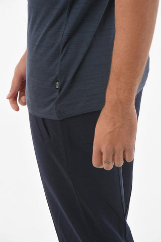 V-neck Flamed Cotton ERALDO T-shirt