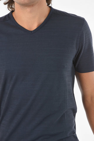 V-neck Flamed Cotton ERALDO T-shirt