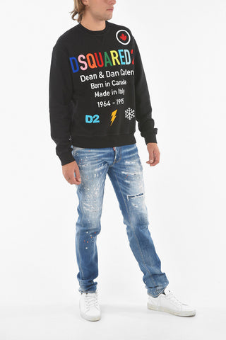Crewneck Sweater COOL FIT With Logo Print