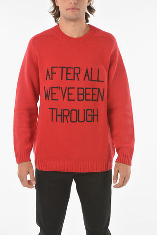 Crew Neck AFTER ALL Wool Pullover