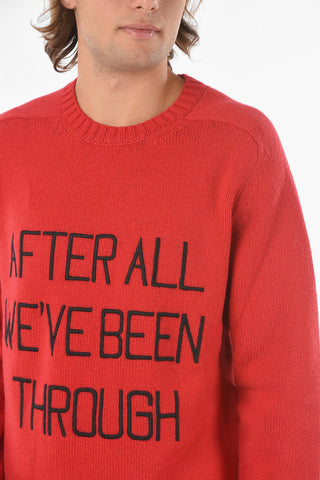 Crew Neck AFTER ALL Wool Pullover