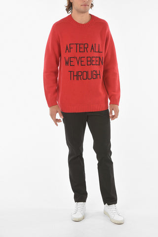 Crew Neck AFTER ALL Wool Pullover