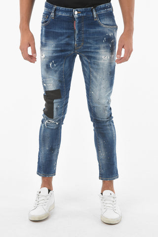 Jeans Effetto Vintage TIDY BIKER FIT Distressed 16 cm