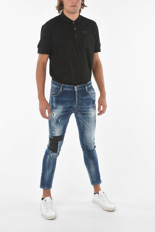 Jeans Effetto Vintage TIDY BIKER FIT Distressed 16 cm