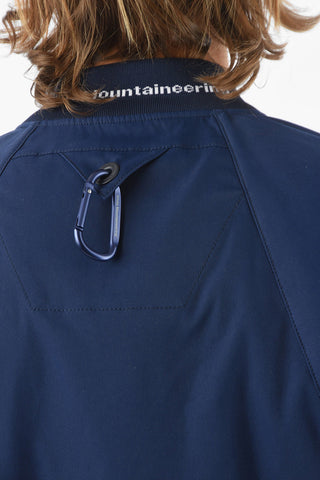 Zip Closure Two-Tone Bomber