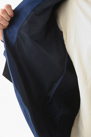 Zip Closure Two-Tone Bomber