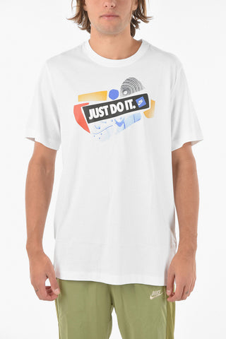 Printed Oversized Crew-Neck T-shirt