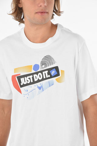 Printed Oversized Crew-Neck T-shirt