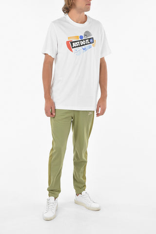 Printed Oversized Crew-Neck T-shirt