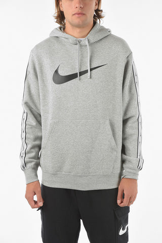 Brushed Cotton Hoodie with Maxi Pocket on The Front