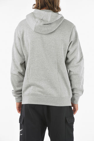 Brushed Cotton Hoodie with Maxi Pocket on The Front