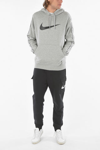 Brushed Cotton Hoodie with Maxi Pocket on The Front