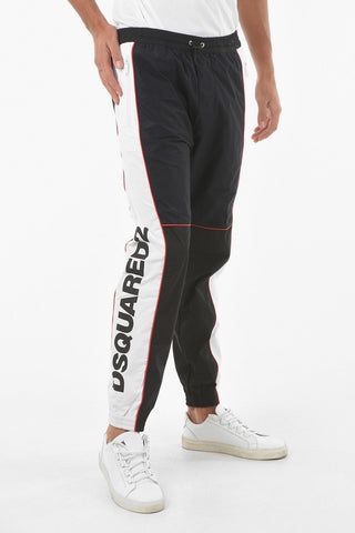 Joggers con Banda Laterale a Contrasto