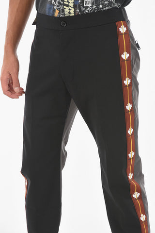 Logoed Constrasting Band HOCKEY FIT Pants
