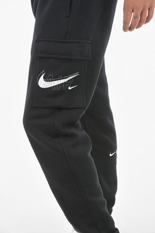Brushed Cotton Cargo Joggers