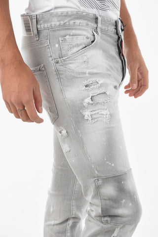 Frayed Hem COOL GUY CROPPED Jeans 17cm