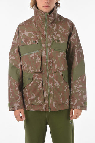 Camouflage Effect Safari Jacket with Logo
