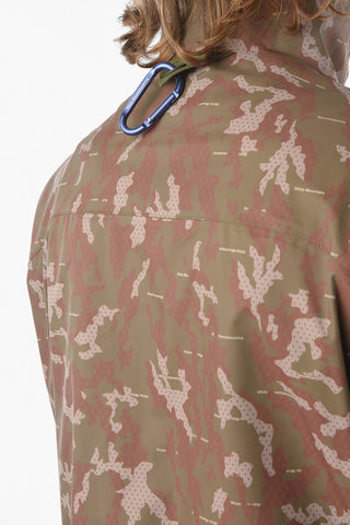 Camouflage Effect Safari Jacket with Logo