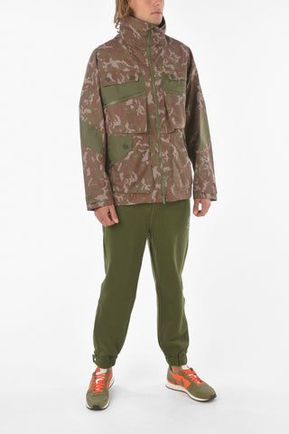 Camouflage Effect Safari Jacket with Logo