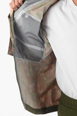 Camouflage Effect Safari Jacket with Logo